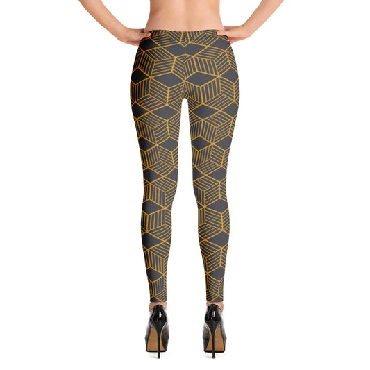 Cubic Skin Leggings | EMENEVO