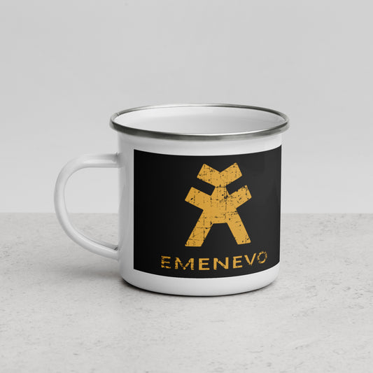 EMENEVO Gold Enamel Mug