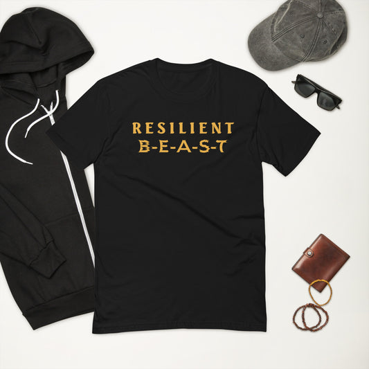 Resilient Beast Gold Men T-Shirt | EMENEVO