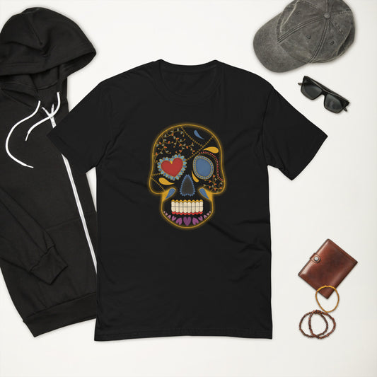 Heart Patch Skull Men T-Shirt | EMENEVO