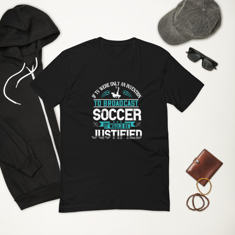 Soccer Justifies Everything Men T-Shirt | EMENEVO