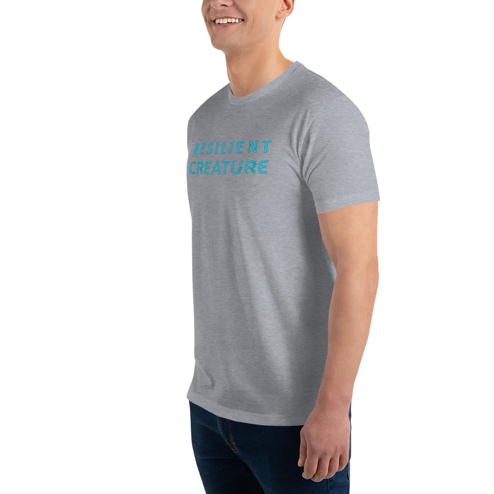 Resilient Creature Blue Men T-Shirt | EMENEVO