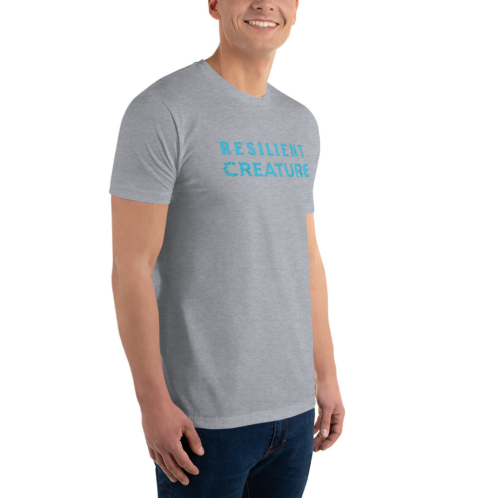 Resilient Creature Blue Men T-Shirt | EMENEVO