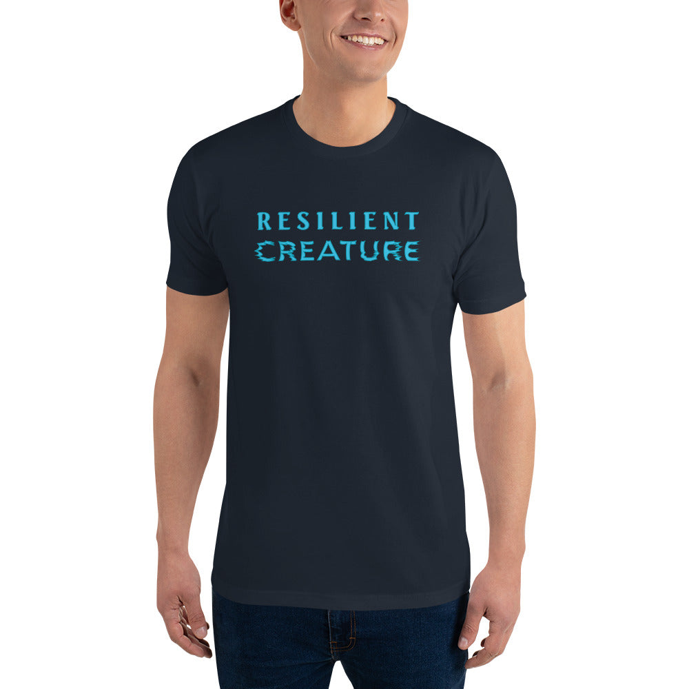 Resilient Creature Blue Men T-Shirt | EMENEVO