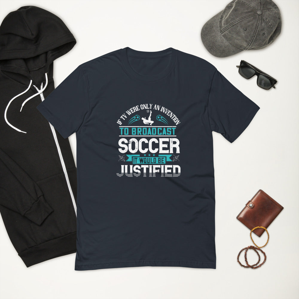 Soccer Justifies Everything Men T-Shirt | EMENEVO