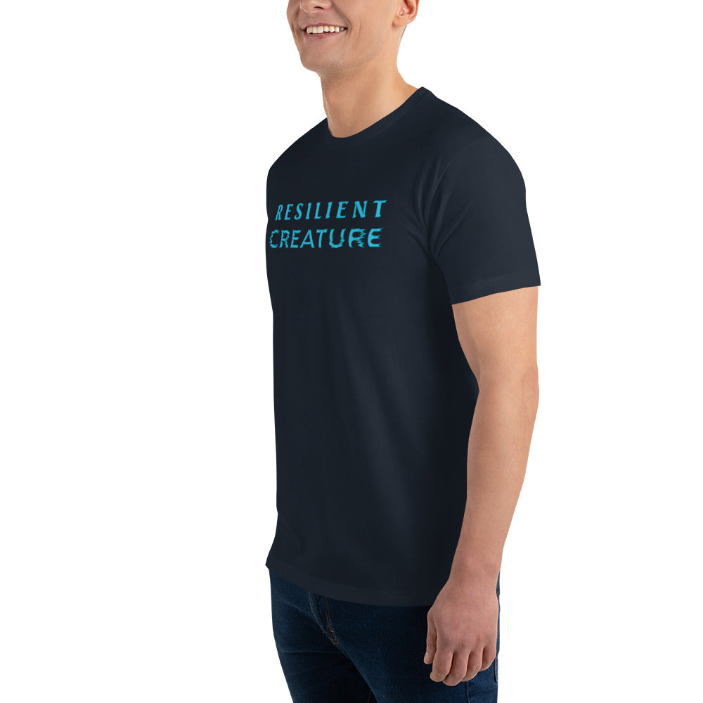 Resilient Creature Blue Men T-Shirt | EMENEVO