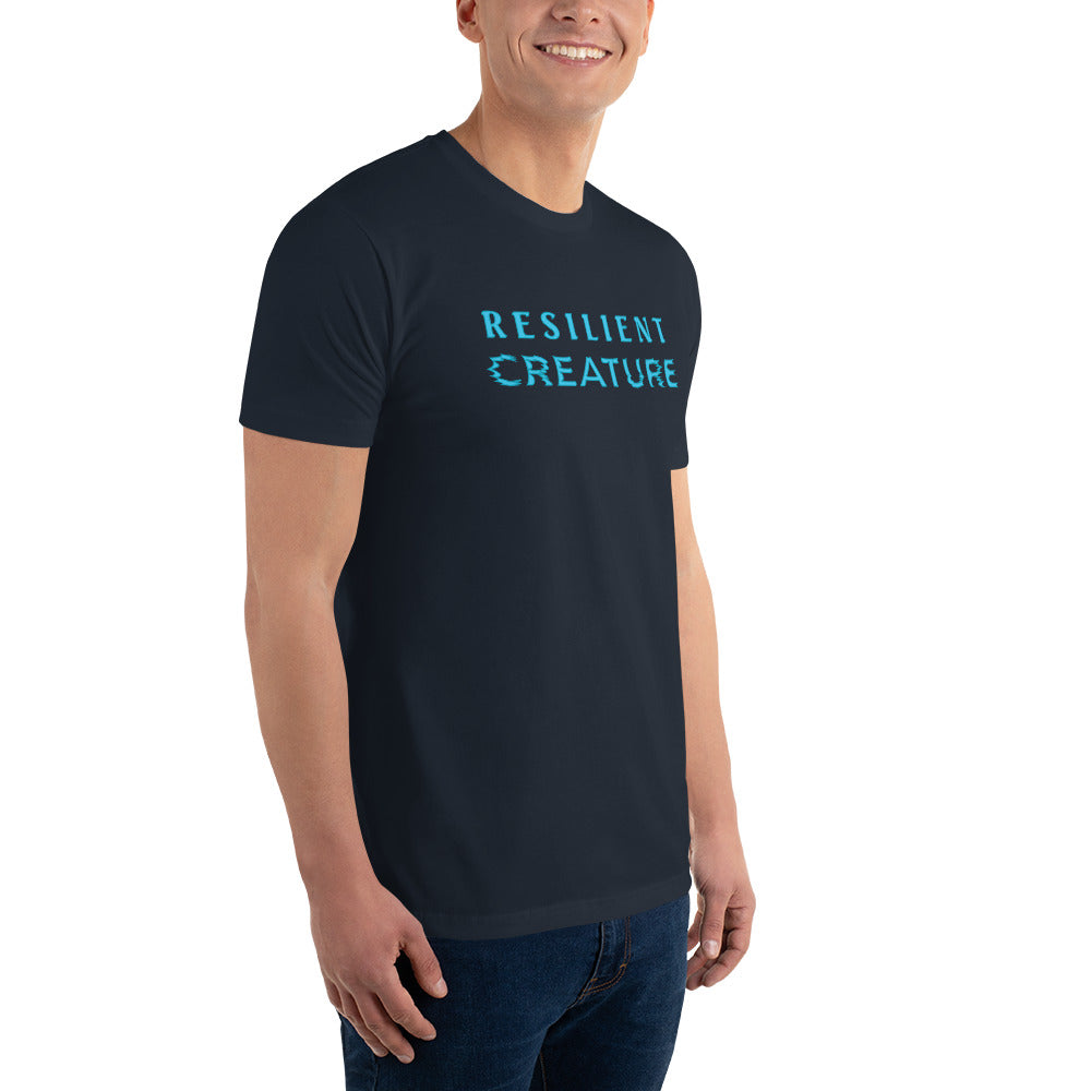 Resilient Creature Blue Men T-Shirt | EMENEVO