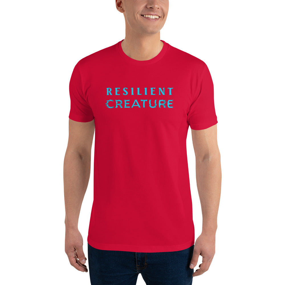 Resilient Creature Blue Men T-Shirt | EMENEVO