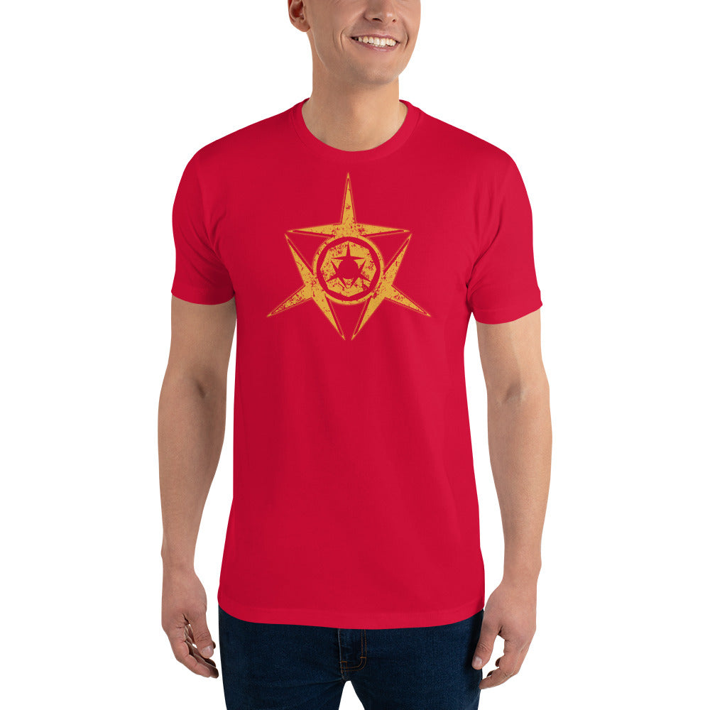 BS Shield Red Men T-Shirt | EMENEVO