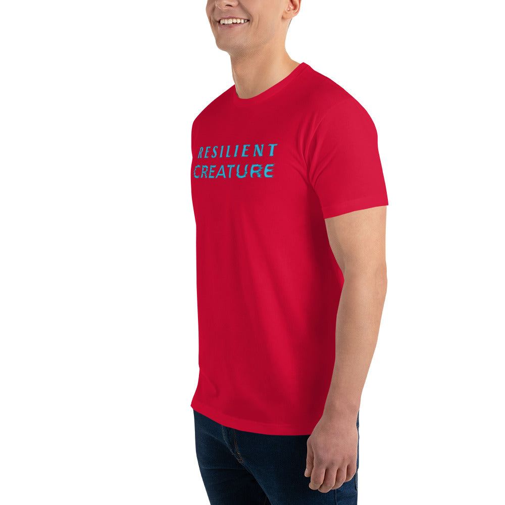 Resilient Creature Blue Men T-Shirt | EMENEVO