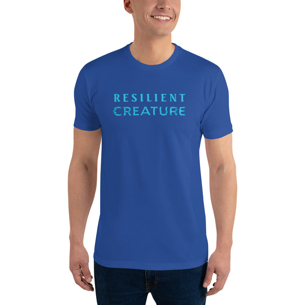 Resilient Creature Blue Men T-Shirt | EMENEVO