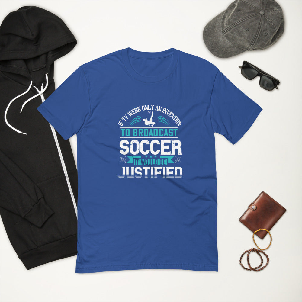 Soccer Justifies Everything Men T-Shirt | EMENEVO