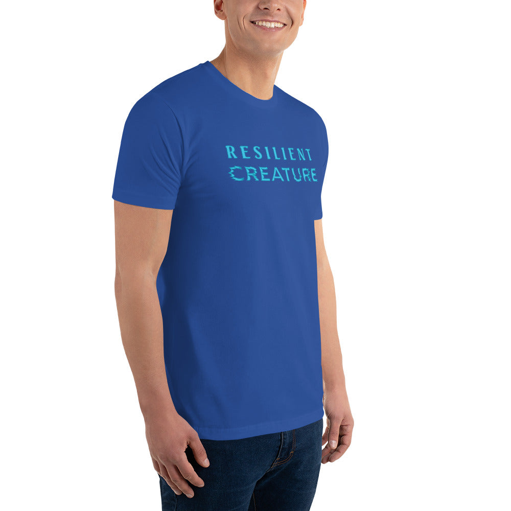 Resilient Creature Blue Men T-Shirt | EMENEVO