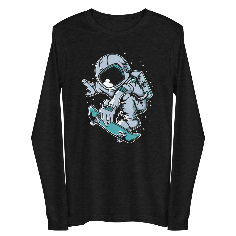 Astro Skateboarding LS Men T-Shirt | EMENEVO