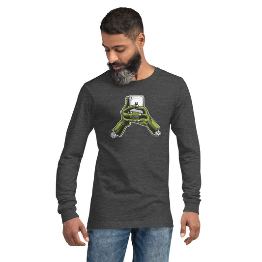 Zombie Hands LS Men T-Shirt | EMENEVO