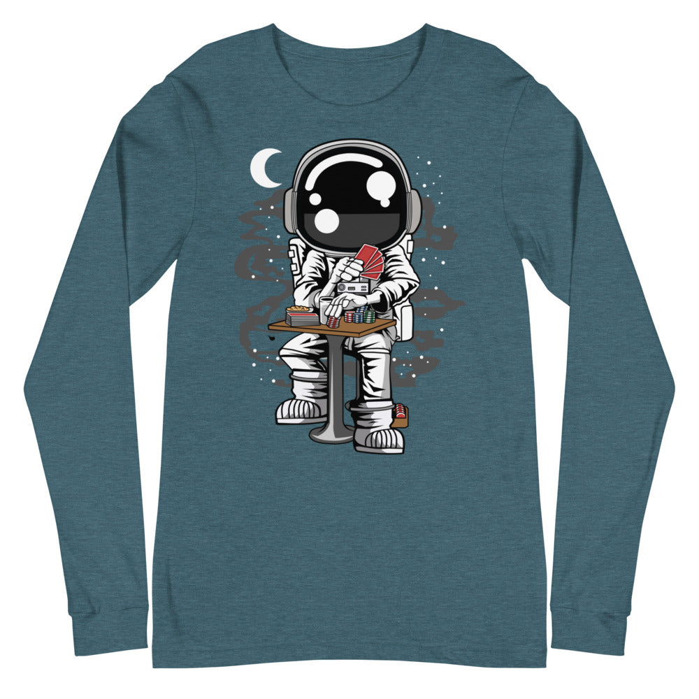 Astro Gambling LS Men T-Shirt | EMENEVO