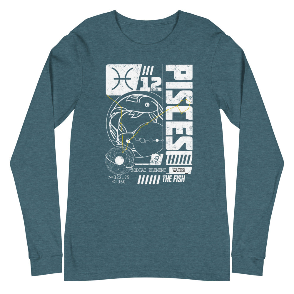 Pisces LS Men T-Shirt | EMENEVO