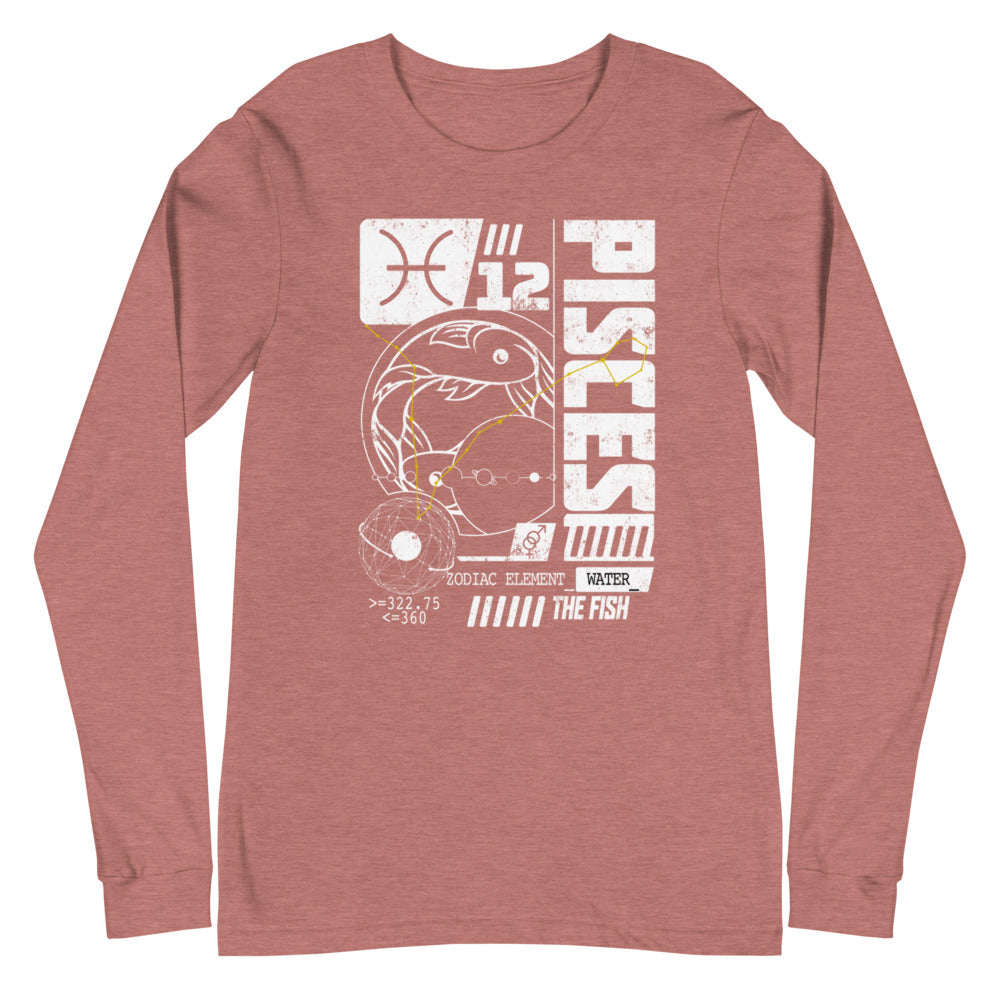 Pisces LS Men T-Shirt | EMENEVO