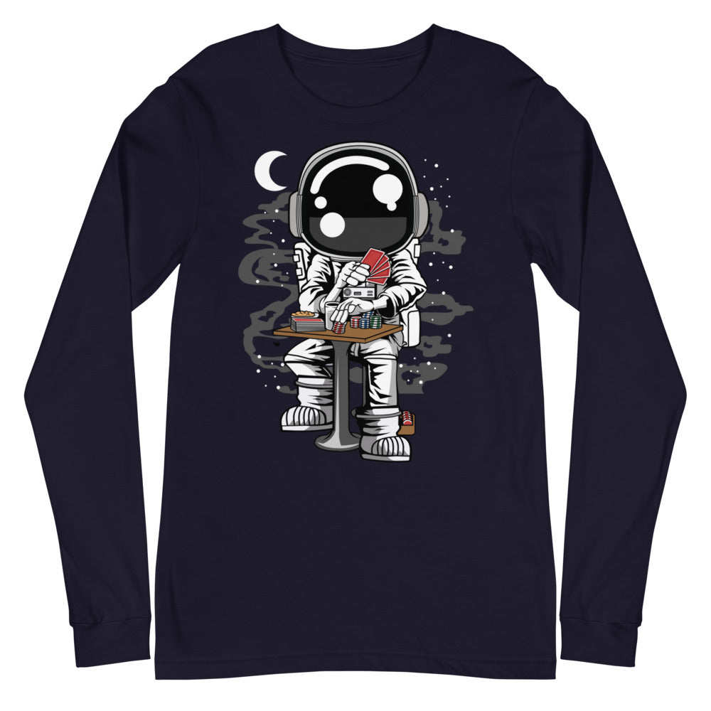 Astro Gambling LS Men T-Shirt | EMENEVO