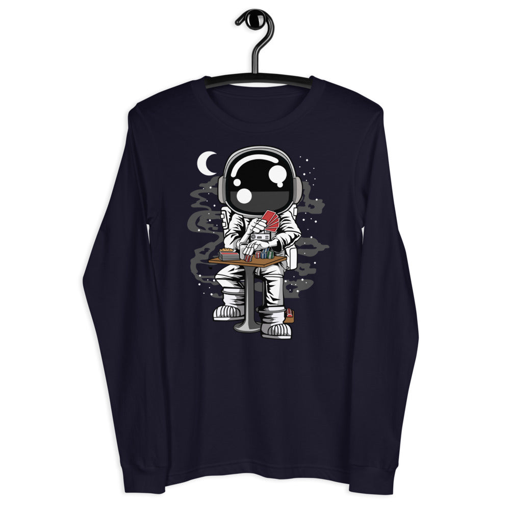 Astro Gambling LS Men T-Shirt | EMENEVO