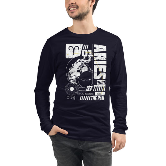 Aries LS Men T-Shirt | EMENEVO