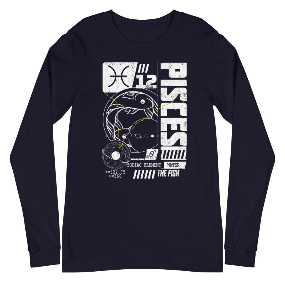 Pisces LS Men T-Shirt | EMENEVO