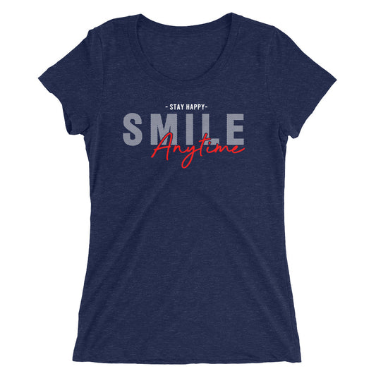 Smile Anytime Women T-Shirt | EMENEVO